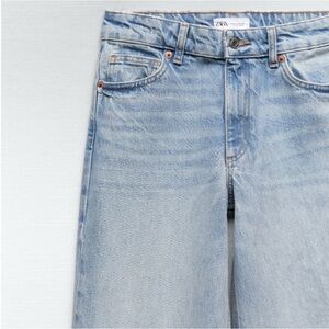 Zara High Rise Wide Leg Denim